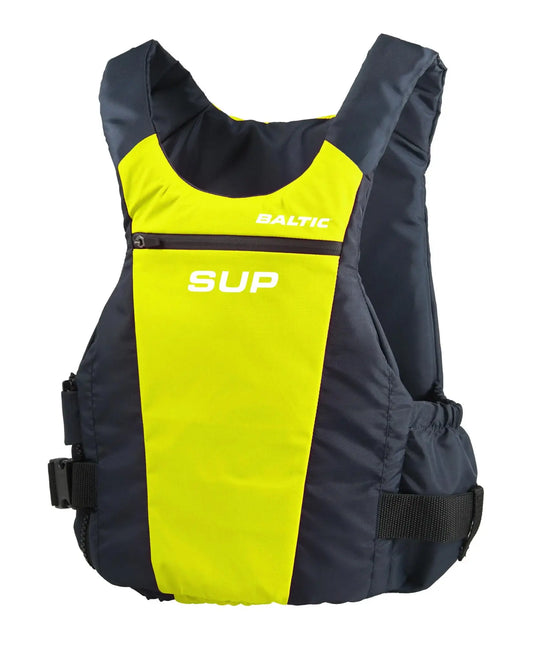 Yellow and Navy Baltic Buoyancy Aid specifically designed for SUP