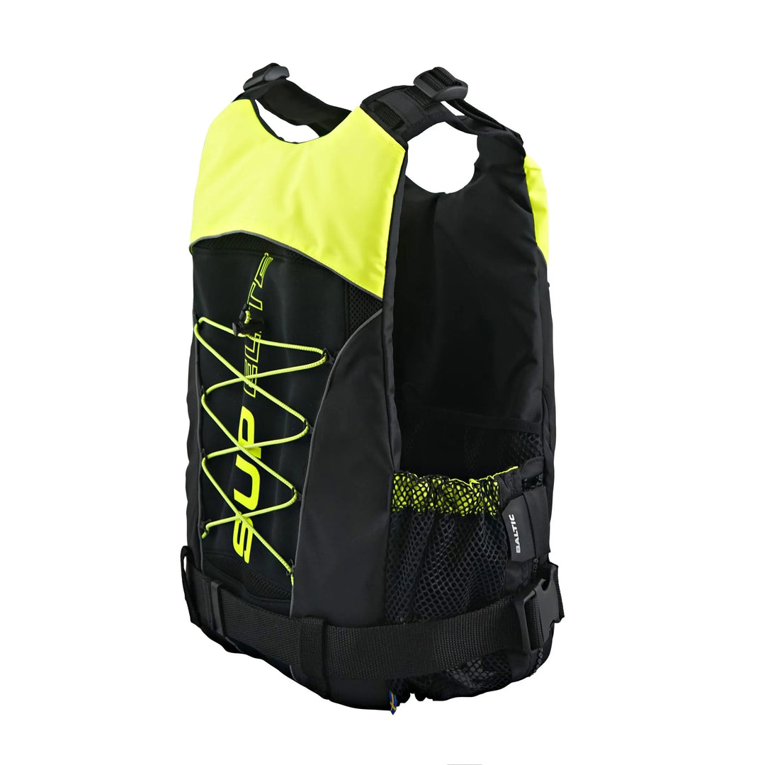 Baltic SUP Elite Buoyancy Aid UV Yellow Back/Side Image