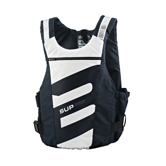 Baltic SUP Pro Buoyancy Aid In White and Navy Front Studio Image