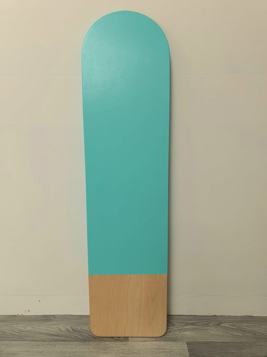 Dick_Pearce_Bellyboard_-_Bleached Green with Linseed Oil Tail Back View