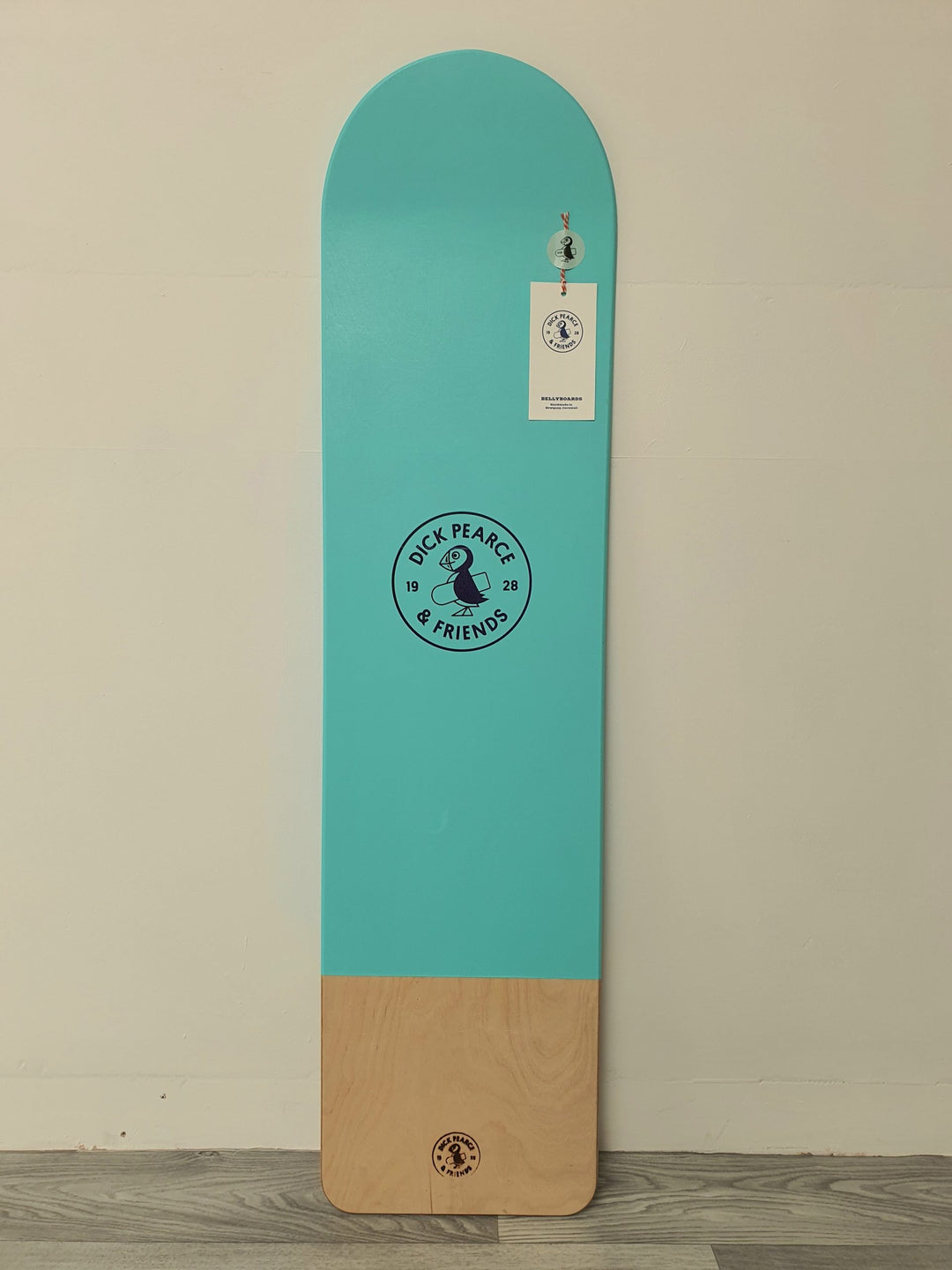 Dick_Pearce_Bellyboard_-_Bleached Green with Linseed Oil Tail Deck View