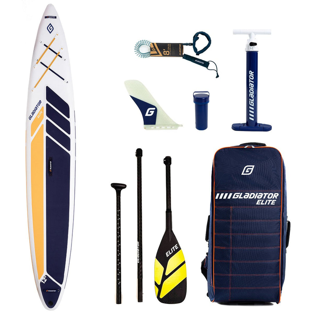 Gladiator Elite Race 12'6 Paddleboard Package