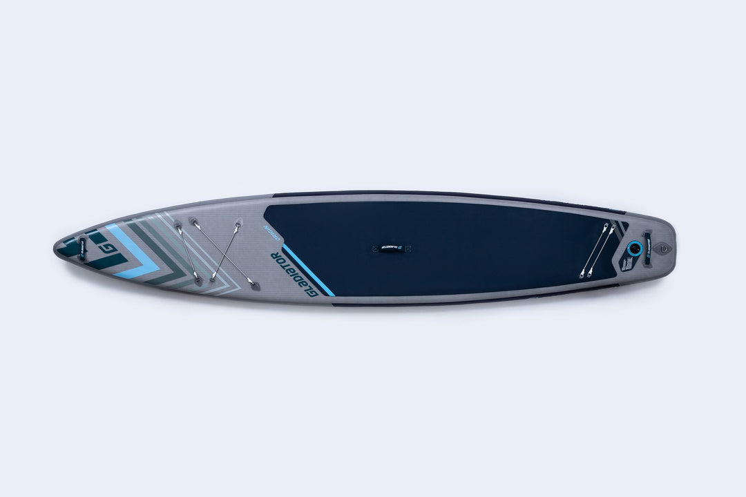 Gladiator Origin 12'6 LT Touring Paddleboard Deck Outline
