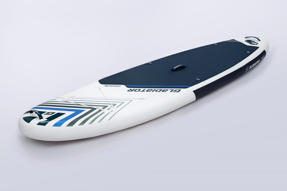 Gladiator Origin SC 10'8 Paddleboard in white nose view