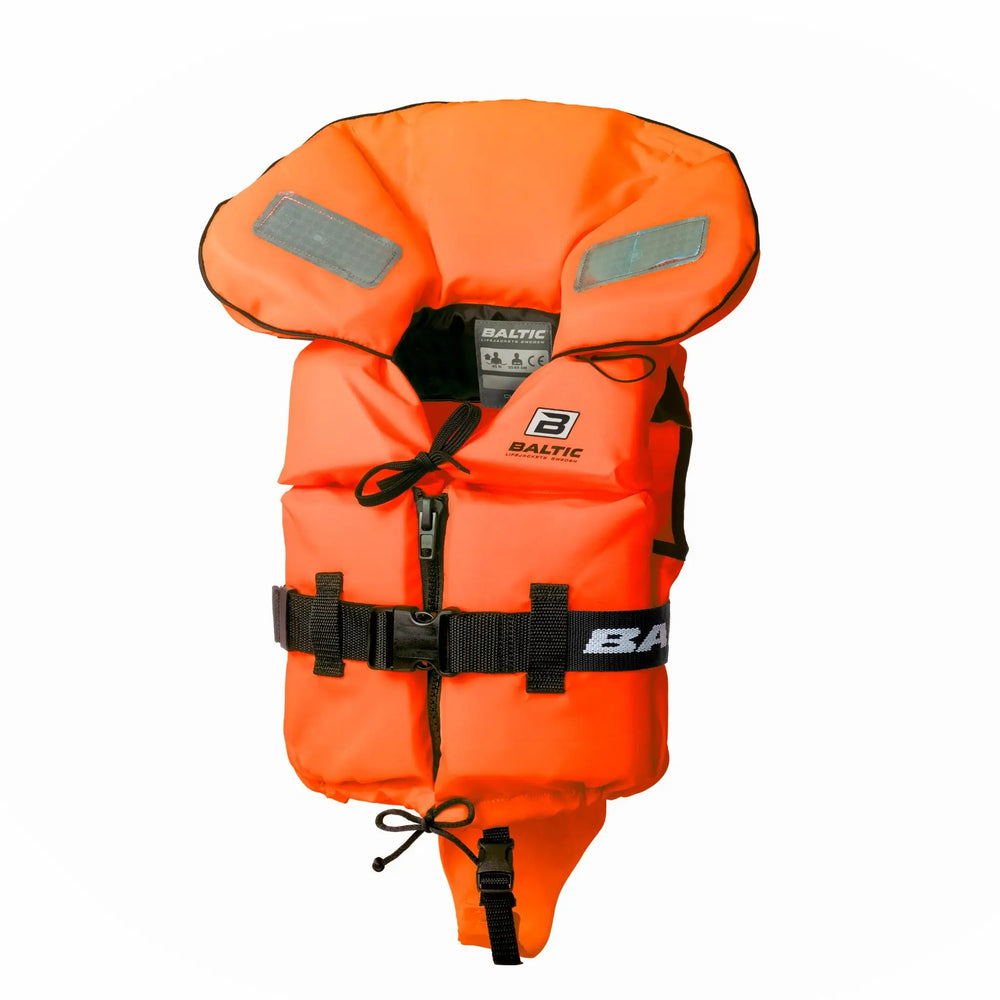 Image of Baltic Split Front Children's Buoyancy Aid in orange.