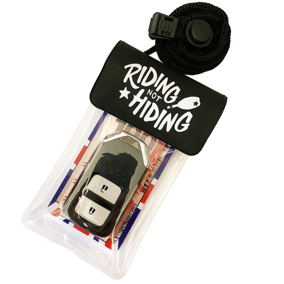 Riding Not Hiding Waterproof Key Case