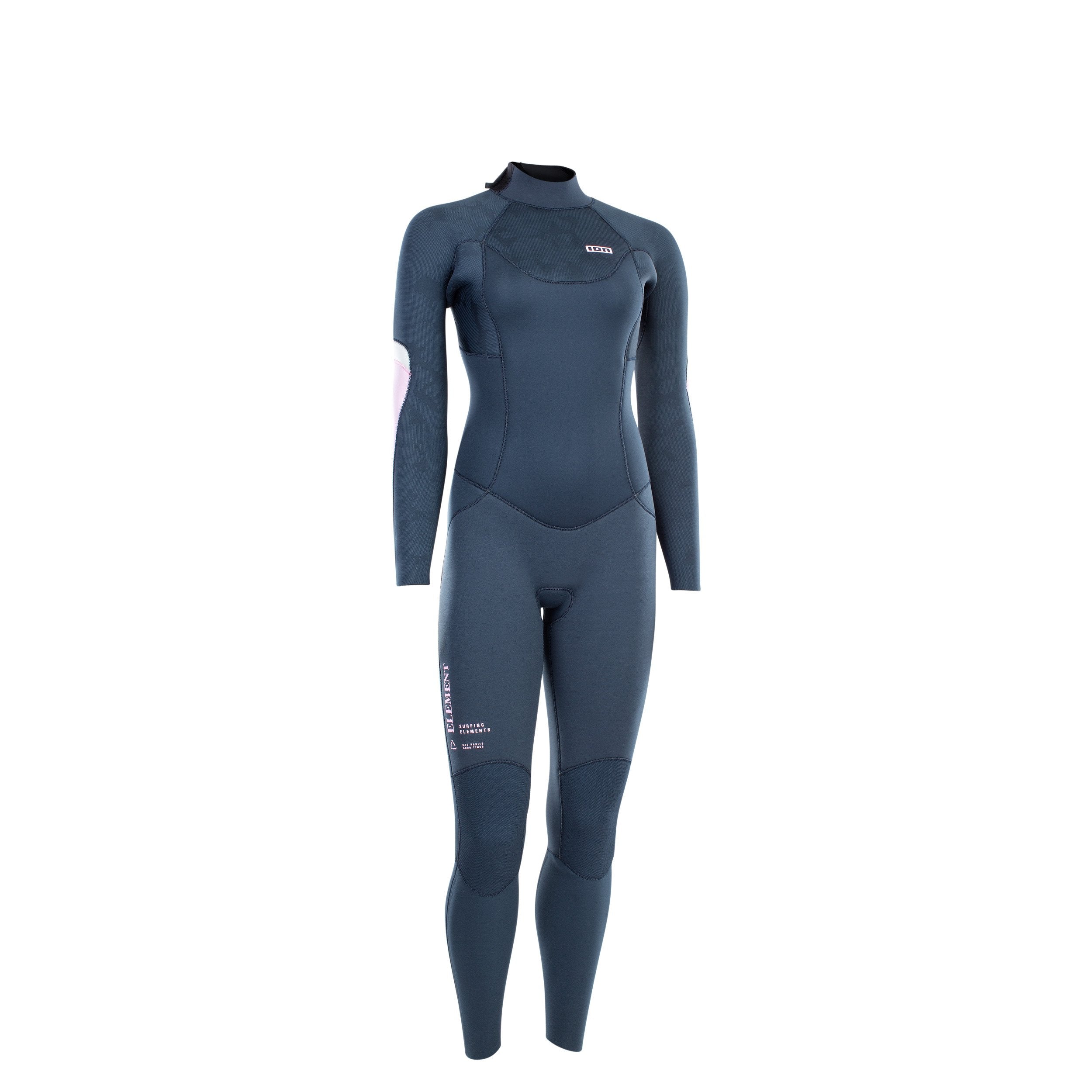 Front View of ION Element 4/3 Back Zip Women's Wetsuit