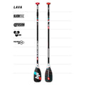 Black Project SUP Lava Paddle - Adjustable