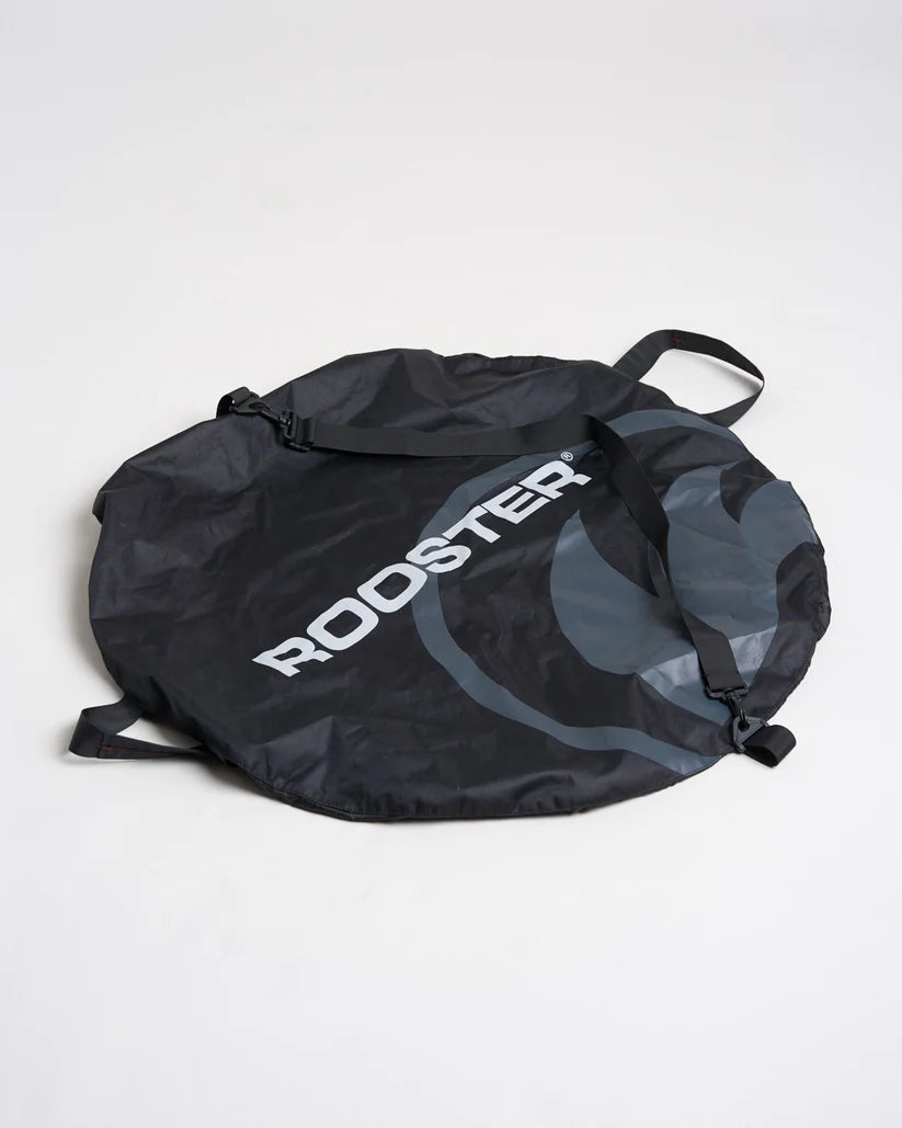 Studio image of the Rooster Changing Mat Bag showing the outside on a white background.