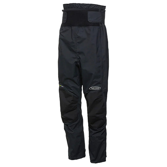 Studio image of the Yak Chinook Dry Trousers in black.